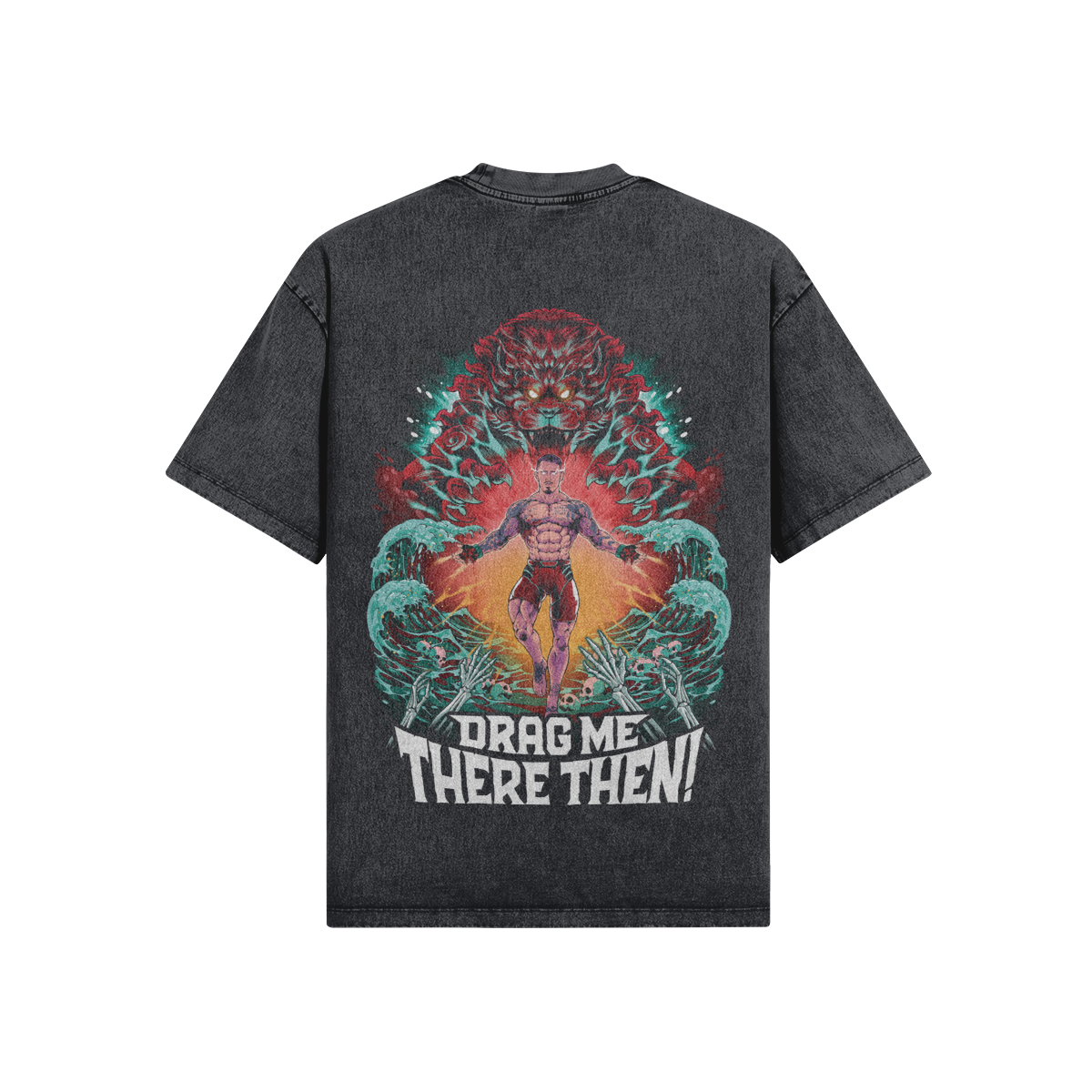 DRAG ME THERE THEN Oversize Tee